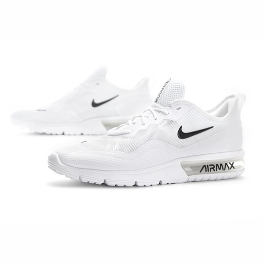 Buty sportowe męskie Nike air max sequent białe sznurowane wiosenne 