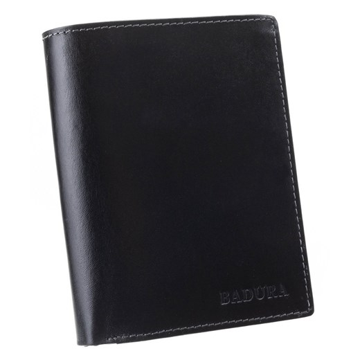 Czarny portfel męski Badura 