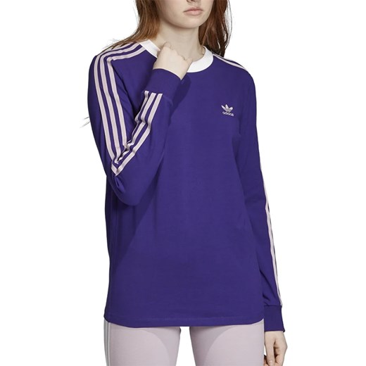 Bluza damska Adidas krótka z aplikacjami  z elastanu 