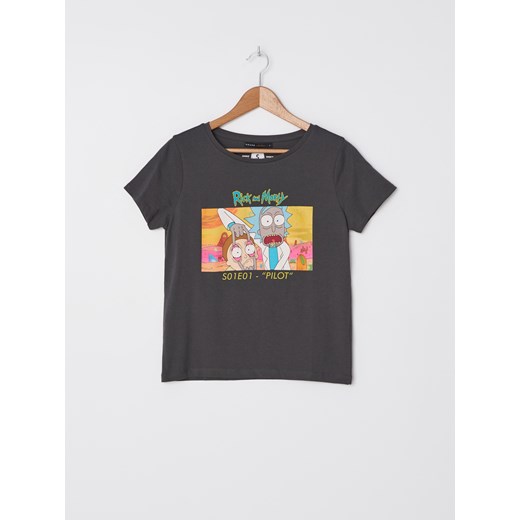 House - T-shirt z nadrukiem Rick and Morty - Szary House  S 