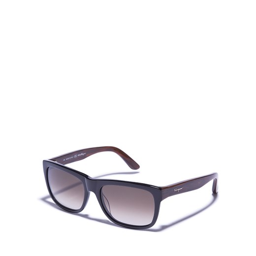 Damskie okulary przeciwsłoneczne w kolorze brązowo-czarnym