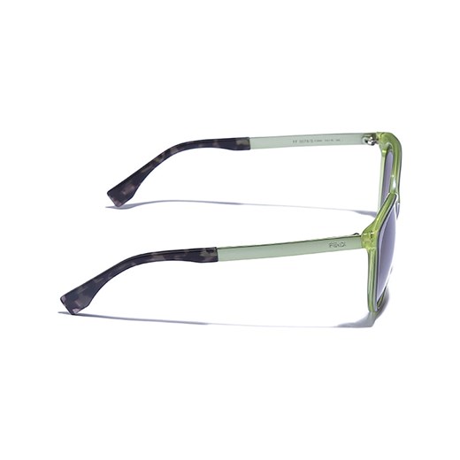 Damskie okulary przeciwsłoneczne w kolorze zielono-szarym