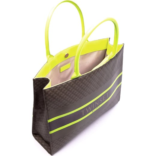 Shopper bag Twinset duża na ramię w stylu młodzieżowym 