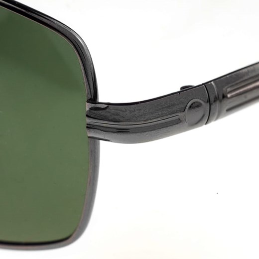 Okulary przeciwsłoneczne zielone awiatorki EM 10  Em Men`s Accessories  EM Men's Accessories