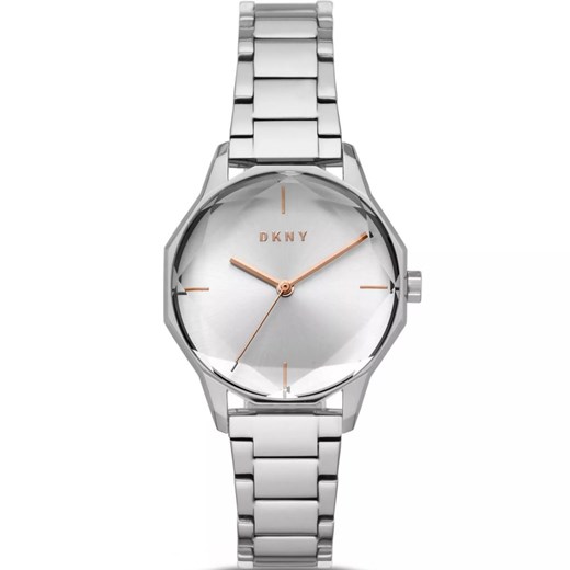 Srebrny zegarek Donna Karan 