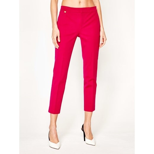 Czerwone spodnie damskie Ralph Lauren 