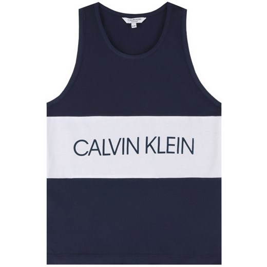 T-shirt chłopięce Calvin Klein w nadruki bez rękawów 
