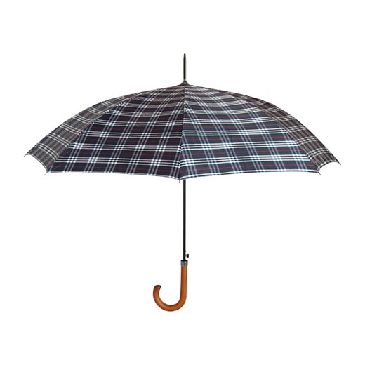 Długi parasol automatyczny z drewnianą rączką Blue Drop
