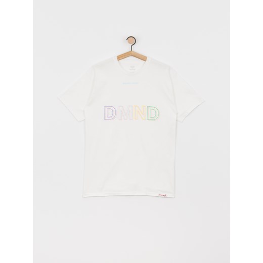 T-shirt męski Diamond Supply Co. z krótkimi rękawami biały 