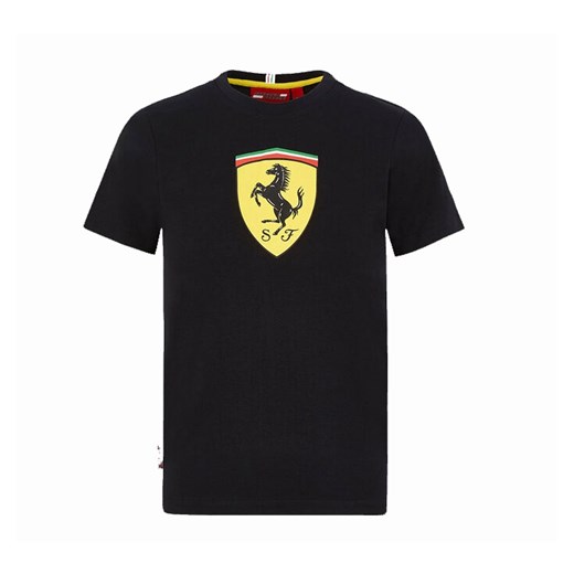 T-shirt chłopięce Scuderia Ferrari F1 Team czarny 