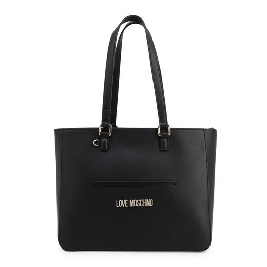 Shopper bag Love Moschino duża skórzana elegancka matowa 