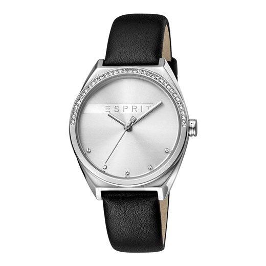 Esprit ES1L057L0015 Slice Glam Srebrny czarny damski zegarek