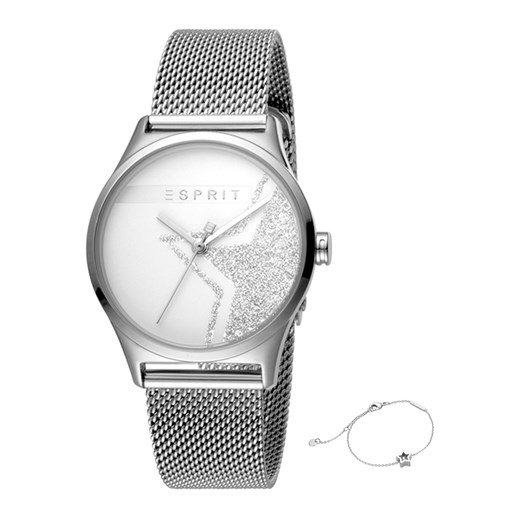 Esprit ES1L034M0275 Srebrny damski zegarek Sparkle Star