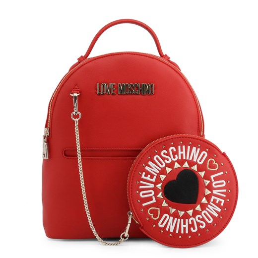 Plecak Love Moschino czerwony 