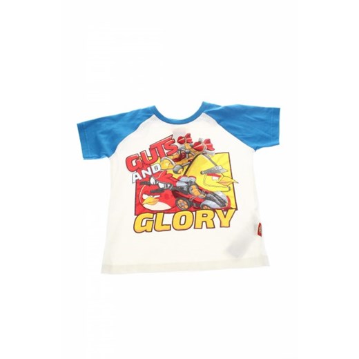T-shirt chłopięce wielokolorowy Angry Birds z krótkimi rękawami