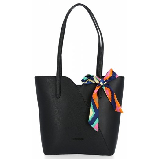 Shopper bag David Jones na ramię elegancka 