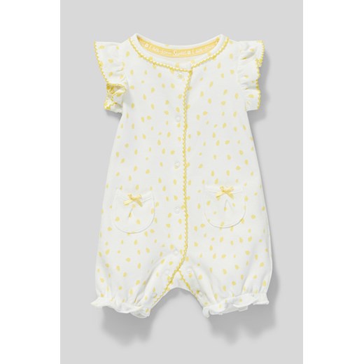C&A Piżamka niemowlęca-bawełna bio, Biały, Rozmiar: 46