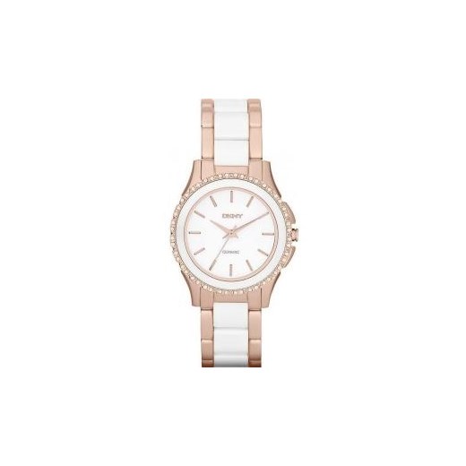 Zegarek damski Dkny - NY8821 - CENA DO NEGOCJACJI - DOSTAWA DHL + GRAWER GRATIS - RATY 0% swiss bezowy Ceramiczne