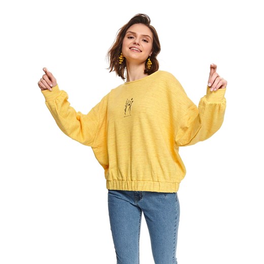 Bluza damska żółta Top Secret krótka 
