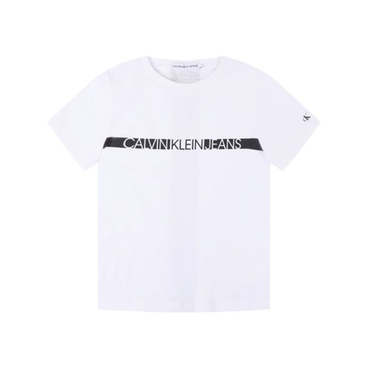 T-shirt chłopięce biały Calvin Klein 