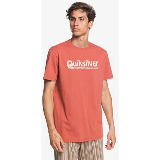 T-shirt męski Quiksilver z krótkim rękawem z tkaniny 