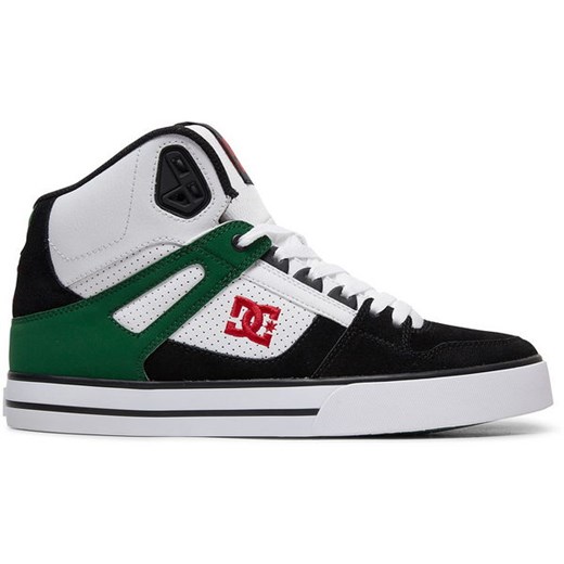 Buty Pure High Top DC Shoes (biały/zielony/czarny)