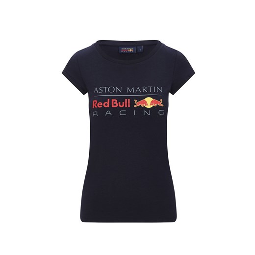 Bluzka damska Red Bull Racing F1 Team z krótkim rękawem z okrągłym dekoltem na wiosnę 