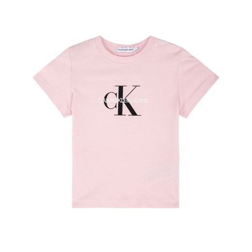 Calvin Klein Jeans T-Shirt Monogram Logo IU0IU00068 Różowy Regular Fit