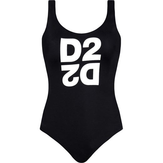Dsquared2 strój kąpielowy z napisami casual 