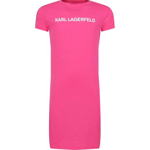Sukienka dziewczęca Karl Lagerfeld z napisami 