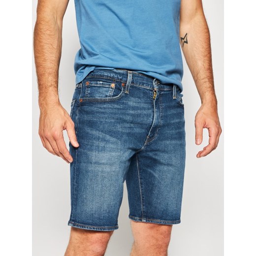Spodenki męskie niebieskie Levi's z jeansu 