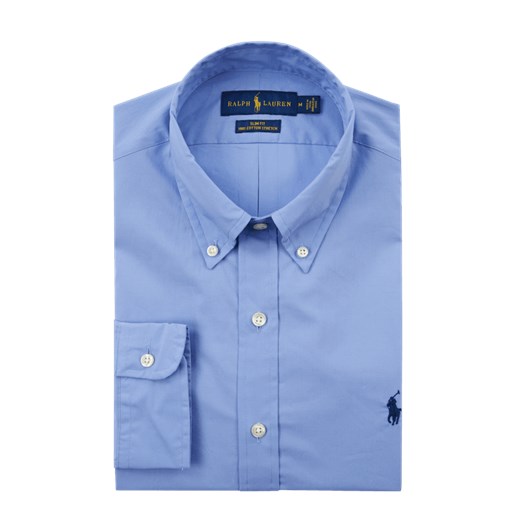 Koszula biznesowa o kroju slim fit z popeliny Polo Ralph Lauren  XL Peek&Cloppenburg 