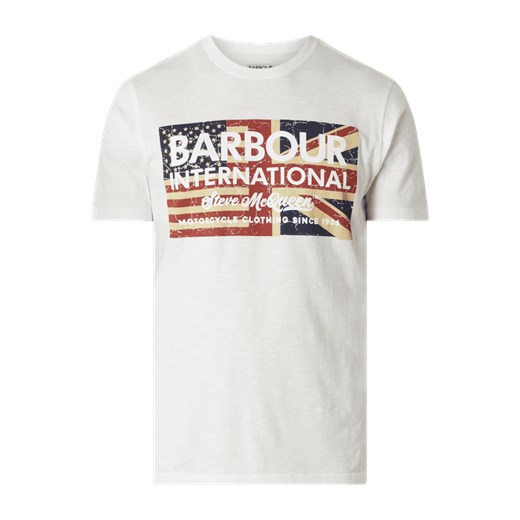 T-shirt z nadrukiem z logo Barbour International x Steve McQueen™  Barbour International™ M Peek&Cloppenburg 