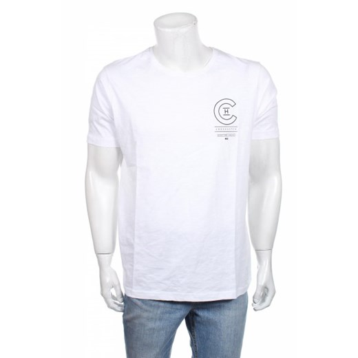 T-shirt męski Crosshatch z krótkimi rękawami biały 
