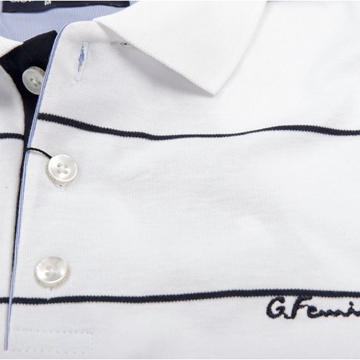 T-shirt męski biały Giovanni Ferrini 