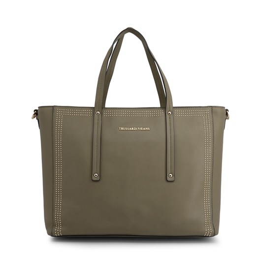 Shopper bag Trussardi duża na ramię elegancka matowa 