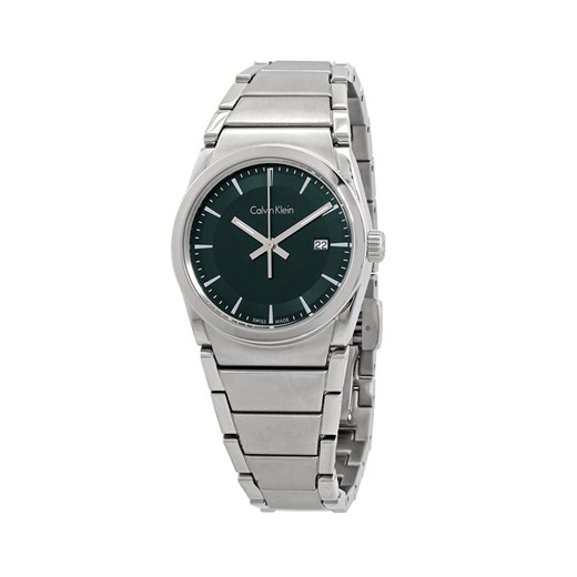 Zegarek srebrny Calvin Klein analogowy 