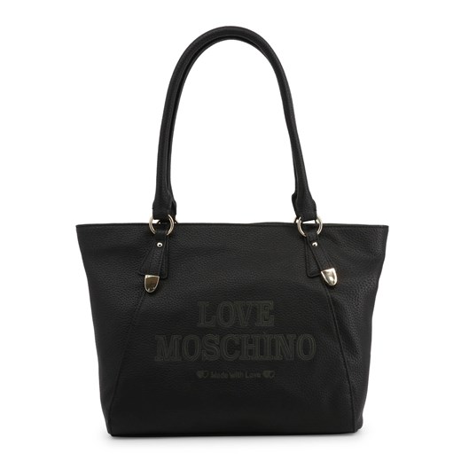 Shopper bag Love Moschino bez dodatków duża na ramię 