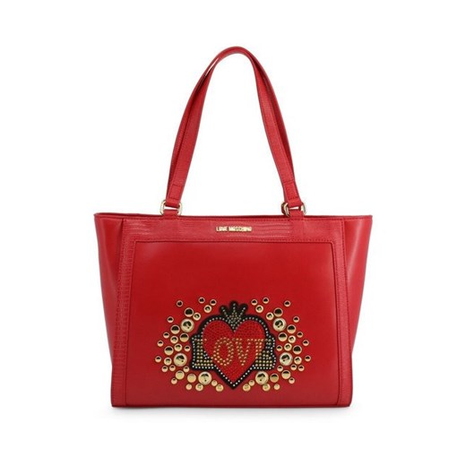 Shopper bag Love Moschino na ramię młodzieżowa 