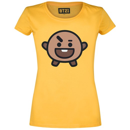 BT21 - Shooky - T-Shirt - żółty   M 