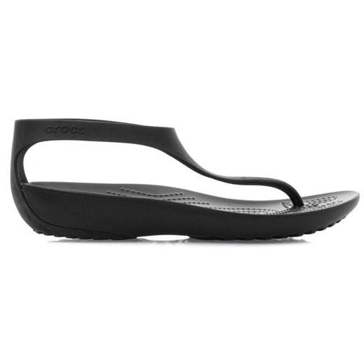 Crocs sandały damskie czarne z gumy 