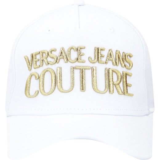 Białe czapka z daszkiem damska Versace Jeans 