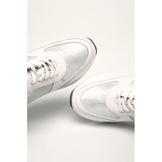 Buty sportowe damskie Wojas białe skórzane 