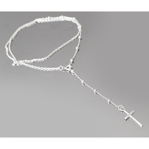 1142 łańcuszek z srebrny 925 z krzyżykiem różaniec  Mak-biżuteria uniwersalny promocja mak-bizuteria 