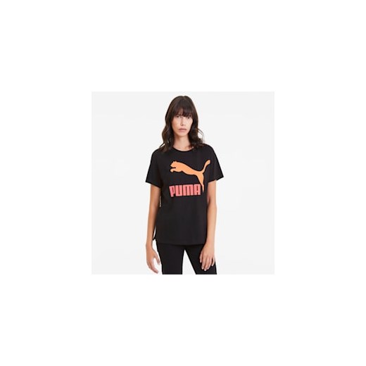 Bluzka damska Puma casual z krótkim rękawem z okrągłym dekoltem