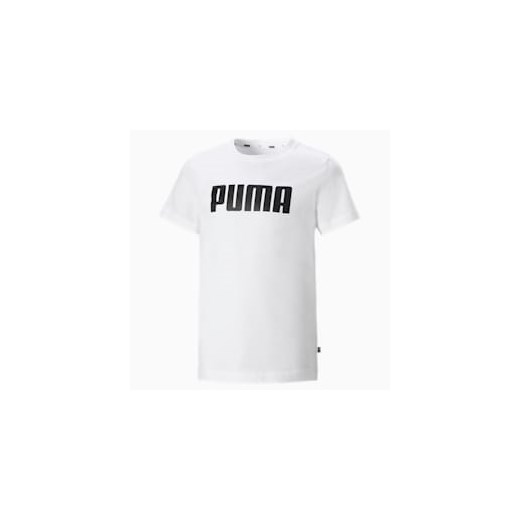 Biały t-shirt męski Puma z krótkim rękawem 