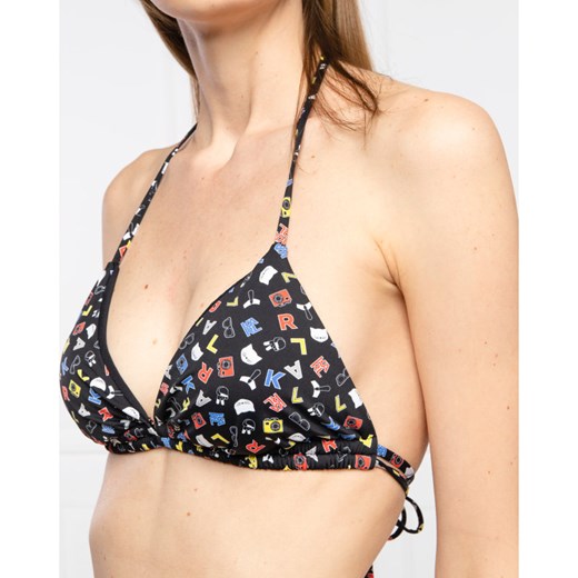 Strój kąpielowy Karl Lagerfeld Swimwear wielokolorowy w abstrakcyjnym wzorze 