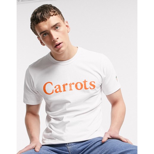 Biały t-shirt męski Carrots 