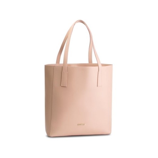 Shopper bag Lasocki bez dodatków na ramię matowa elegancka 