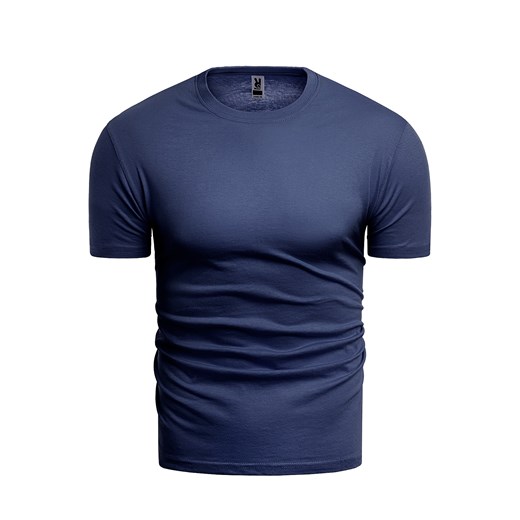 Wyprzedaż koszulka 0001 Rolly - granatowa ze sklepu Risardi w kategorii T-shirty męskie - zdjęcie 85364514